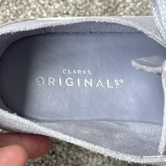 Clarks Originals Desert Trek Form Leather Cool Blue Comfort Shoes Women’s 7.5 M - Picture 10 of 13